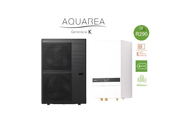 Tepelné čerpadlo Panasonic AQUAREA 9kW - generácia K (3 fázy)